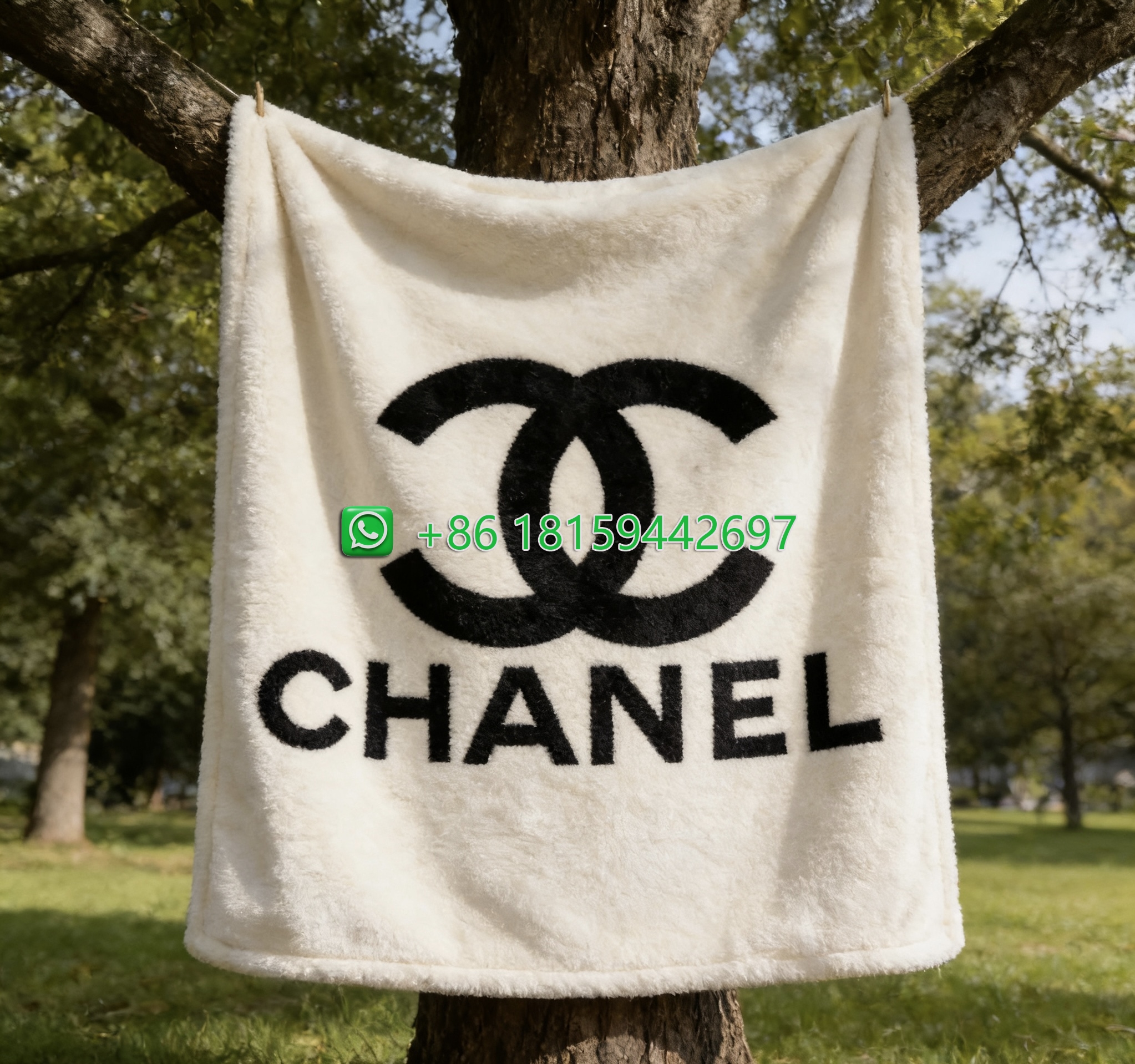 Chanel Throw Blankets